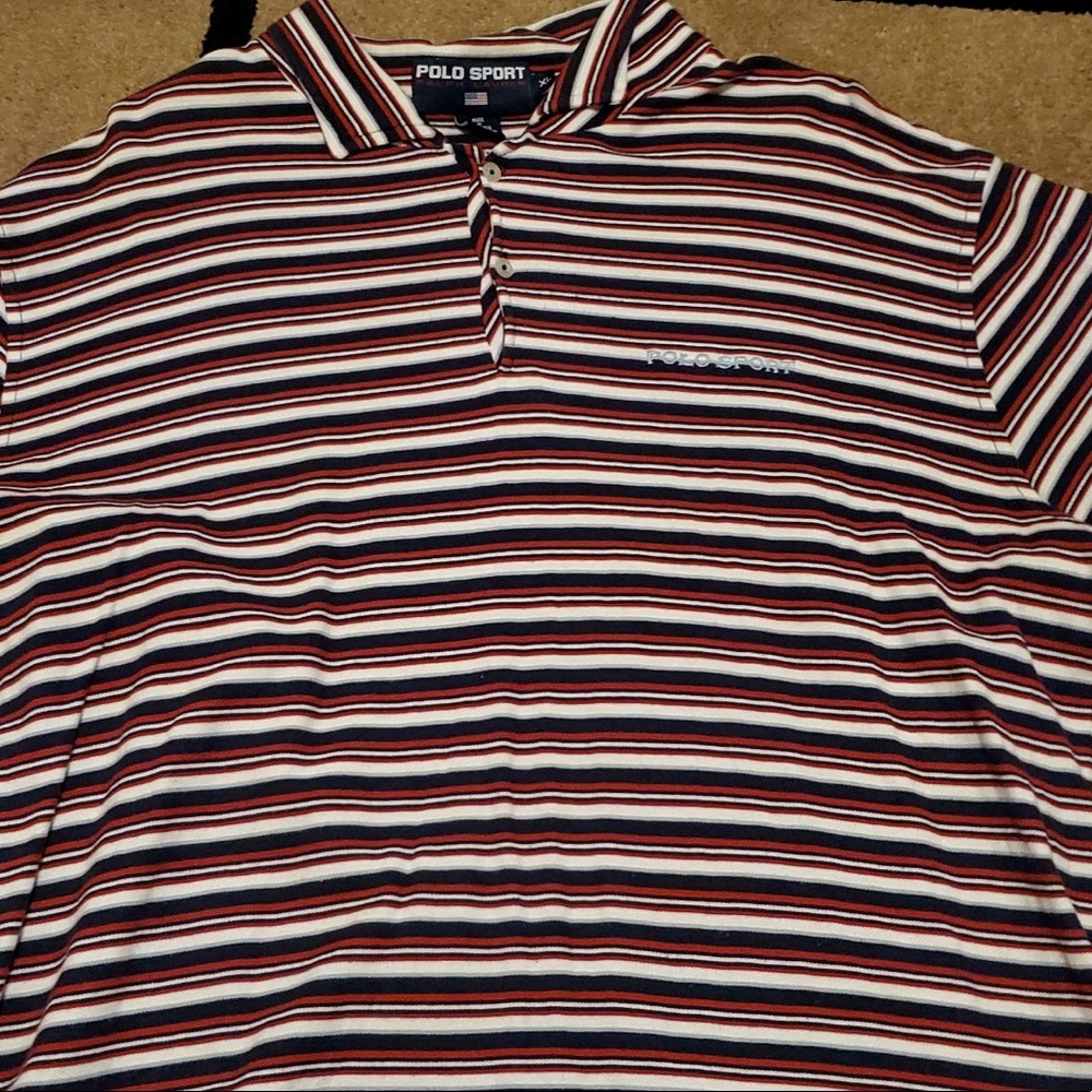 Striped Ralph Lauren Polo Sport